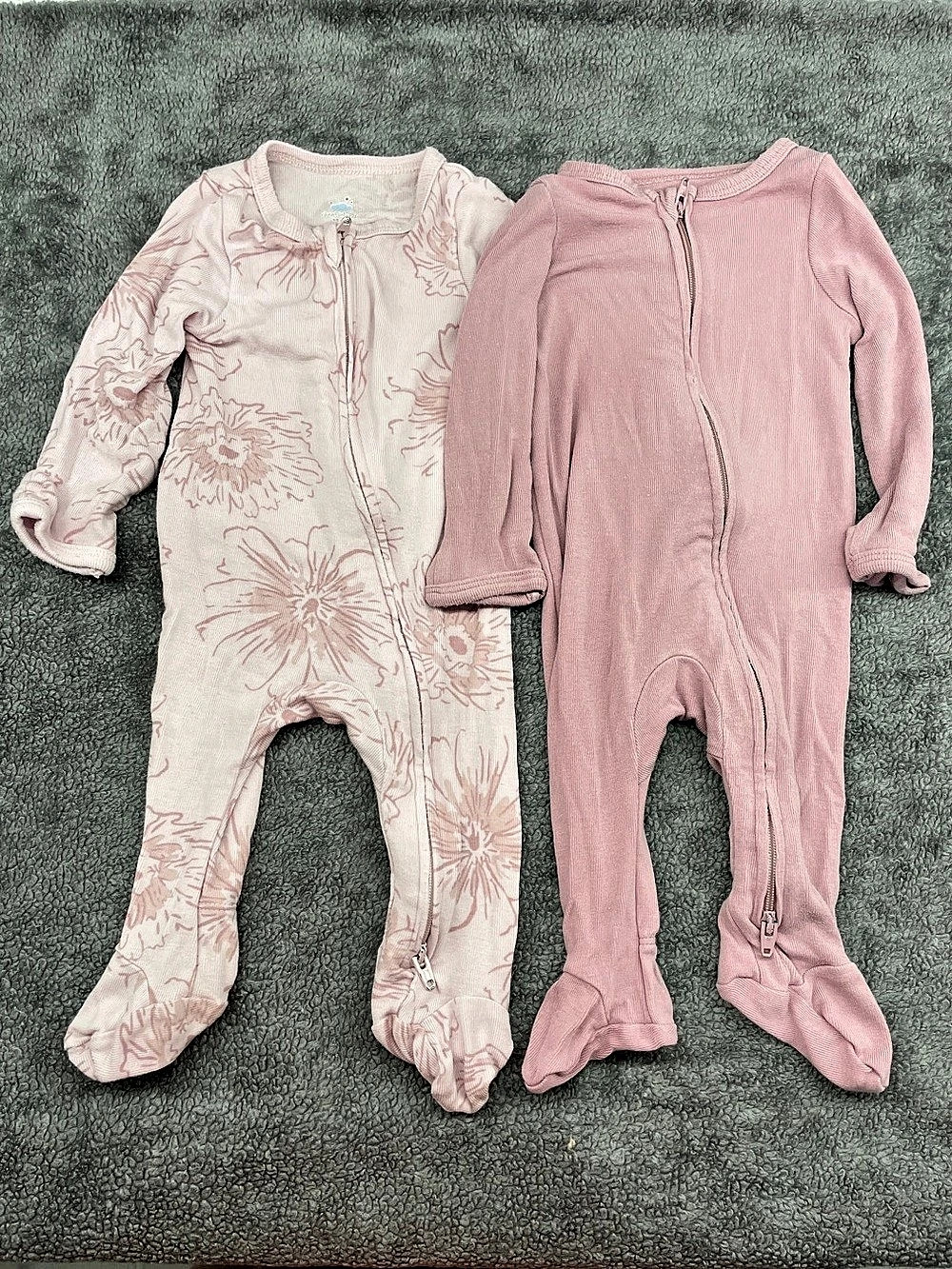 Newborn Cloud Island So Very Soft Modal Long-Sleeve Sleep N' Play Footed Pajamas